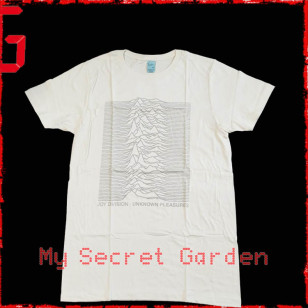 Joy Division - Unknown Pleasures Vintage White Official T Shirt ( Men M, L ) ***READY TO SHIP from Hong Kong***